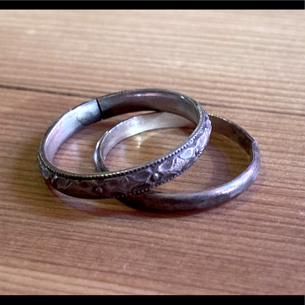 Rustic Stackable Silver Rings